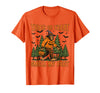 Bigfoot Halloween Costume Party Outfits Trick Or Treat Smell My Feet Bigfoot Halloween Sasquatch T-Shirt - Orange