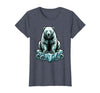 Mademark Polar Bear Lone Ice Floe Arctic Drift Illustration T-Shirt - Heather Blue