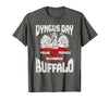 Polish Heritage Gifts Dyngus Day Buffalo New York Piwo Polka Pierogi Na Zdrowie T-Shirt - Asphalt Grey