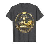 Mademark Certified Banana Enthusiast Funny Monkey Design T-Shirt - Men - Dark Heather Grey