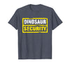 Halloween Dinosaur Security Costume RTees Halloween Adult Costume Dinosaur Security Dad Mom T-Shirt - Heather Blue