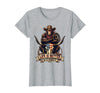 Mademark Life Is Better With Monkeys Fun Primate Design T-Shirt - Women - Heather Grey