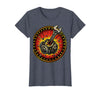 Mademark Monkey Wrench in the Gears Graphic Design T-Shirt - Women - Heather Blue