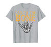 Mens Halloween Shirts For Dad Daddy Papa Men Halloween Dad to The Bone Skeleton Hand Fun Papa Costume Men T-Shirt - Heather