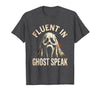 Mademark Ghost & Spirits - Ghost (99 Problems All) T-Shirt - Dark Heather Grey-fluent in Ghost Speak