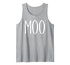 Moo Im A Cow Costume Shirts Moo Shirt Funny Adult Men Women Cow Goes Moo Costume Tank Top - Heather Grey