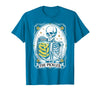 Tarot Card Skeleton Halloween Ades.shirt The Pickles Tarot Card Skeleton Canning Season Gardener T-Shirt - Sapphire Blue