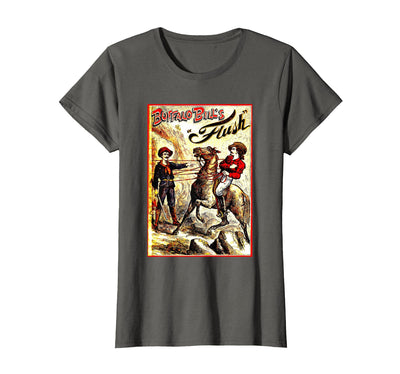 Cow Buffalo Bill Cody Wild West Magazine Cover T-Shirt