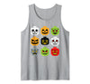 Halloween Building Brick Head Shirts Halloween Building Brick Head Shirt Adult Men Kids Youth Boy Tank Top - Heather Grey