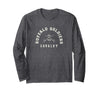 Gene Brown Designs Buffalo Soldiers Collegiate White Combo Long Sleeve T-Shirt - Dark Heather Grey
