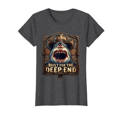 Built for the Deep End Shark Design T-Shirt