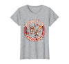 Mademark Monkeys In. Chaos Out. Punk Metal Circus Design T-Shirt - Women - Heather Grey