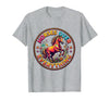 Mademark Horses Over Everything Women's Equestrian Design T-Shirt - Men - Heather Grey