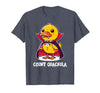 Funny Halloween Costume Count Quackula Funny Duck Halloween Costume T-Shirt - Heather Blue