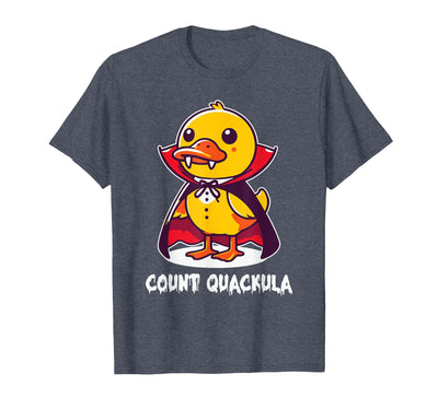 Funny Halloween Costume Count Quackula Funny Duck Halloween Costume T-Shirt