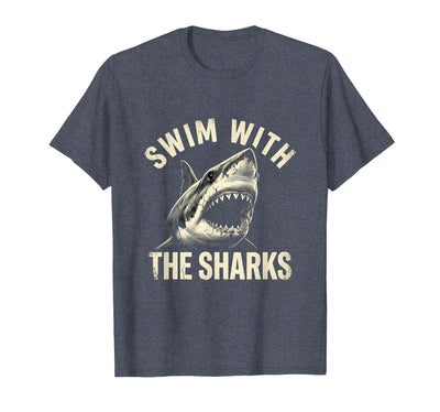 Swim With the Sharks Mens Ocean Predator Design T-Shirt