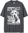 BABATEES U.S.A. MAX-Heavyweight Punk Rock Animals Shaka Wear Oversized 7.5oz Cotton Tshirt - Dalmatian