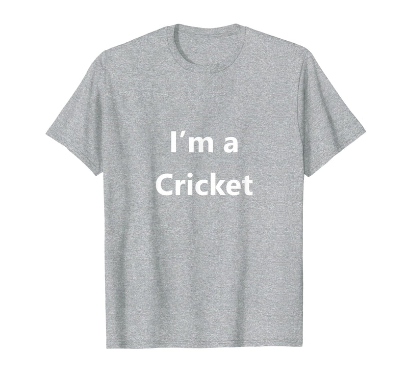 MNBHYB Idea Funny Halloween Cricket Bug Insect Easy Costume Last Minute T-Shirt - Heather Grey