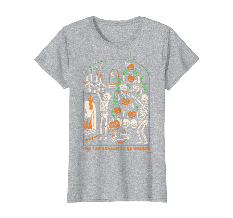 Halloween Creepy Season The Season to Be Creepy T-Shirt - Heather Grey