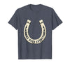 Mademark Horses Over Everything Equestrian Design T-Shirt - Men - Heather Blue