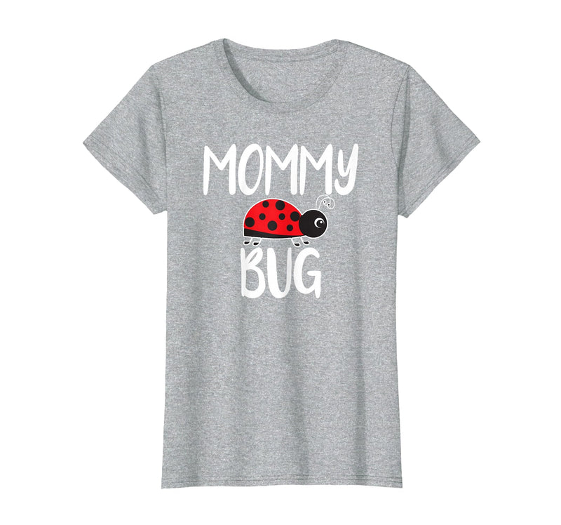 Funny Cute Ladybug Ideas For Mommy Mommy Bug Cute Ladybug Mom T-Shirt - Heather Grey