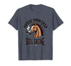 Mademark Horse Powered Soul Engine Equestrian Design T-Shirt - Men - Heather Blue