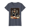 Mademark Monkey in a Suit Stuck in a Meeting Funny Gift T-Shirt - Women - Heather Blue