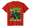 Pumpkin Crusher Kids Tees Pumpkin Crusher Monster Truck Ghosts Halloween for Boys T-Shirt - Red
