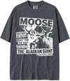 BABATEES U.S.A. MAX-Heavyweight Punk Rock Animals Shaka Wear Oversized 7.5oz Cotton Tshirt - Moose