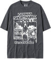 BABATEES U.S.A. MAX-Heavyweight Punk Rock Animals Shaka Wear Oversized 7.5oz Cotton Tshirt - German Shorthaired Pointer