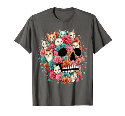 TS - SHOP - Kitty Skeleton Halloween Costume Idea Cat Skull - Kitty Skeleton Halloween Costume Idea T-Shirt