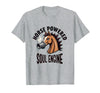 Mademark Horse Powered Soul Engine Equestrian Design T-Shirt - Men - Heather Grey