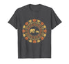 Mademark Mother Elephant and Baby Walking Through Tall Grass T-Shirt - Men - Dark Heather Grey