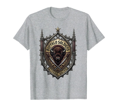 Cow Mademark Buffalo Soldiers Eternal Watch Heraldic T-Shirt