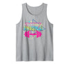 80s SMMBYV Lets get Physical | Totally Rad 90s Style Workout Gym Retro Tank Top - Heather Grey