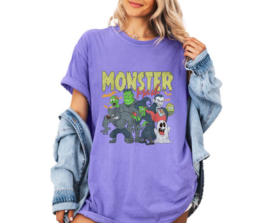 Handmade Retro Halloween Shirt, Vintage Ghost Halloween Shirt, Halloween Aesthetic, Monster Mash T- Shirt, Fall Tee, Monster Tee