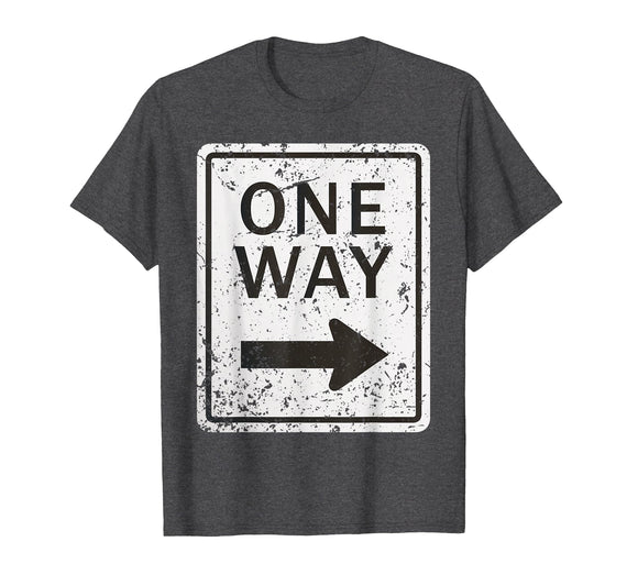 Funny Street Signs Matching Halloween Costumes Road Signs Funny Traffic Signs Shirt Halloween Costume Party T-Shirt - Dark