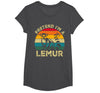 Funny Costume Party Halloween Tees by T&T Pretend I'm A Lemur Lazy Halloween Costume T-Shirt - Dark Heather Grey