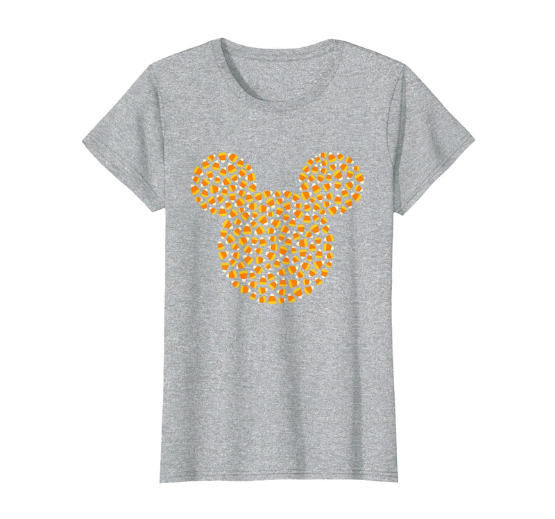 Disney Mickey Mouse Candy Corn Halloween T-Shirt - Heather Grey