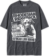 BABATEES U.S.A. MAX-Heavyweight Punk Rock Animals Shaka Wear Oversized 7.5oz Cotton Tshirt - Rhodesian Ridgeback