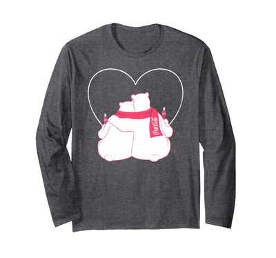 Coca-Cola Company Coca-Cola - Polar Bear Heart Hug Long Sleeve T-Shirt