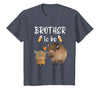 Cute Animal Buffalo Baby Shower For Brother To Be Brother to Be Buffalo Baby Shower Bison for Boy Or Girl T-Shirt - Heather