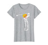 Funny Skeleton Golf Halloween Costume Golf Skeleton Pumpkin Halloween Shirt T-Shirt - Heather Grey