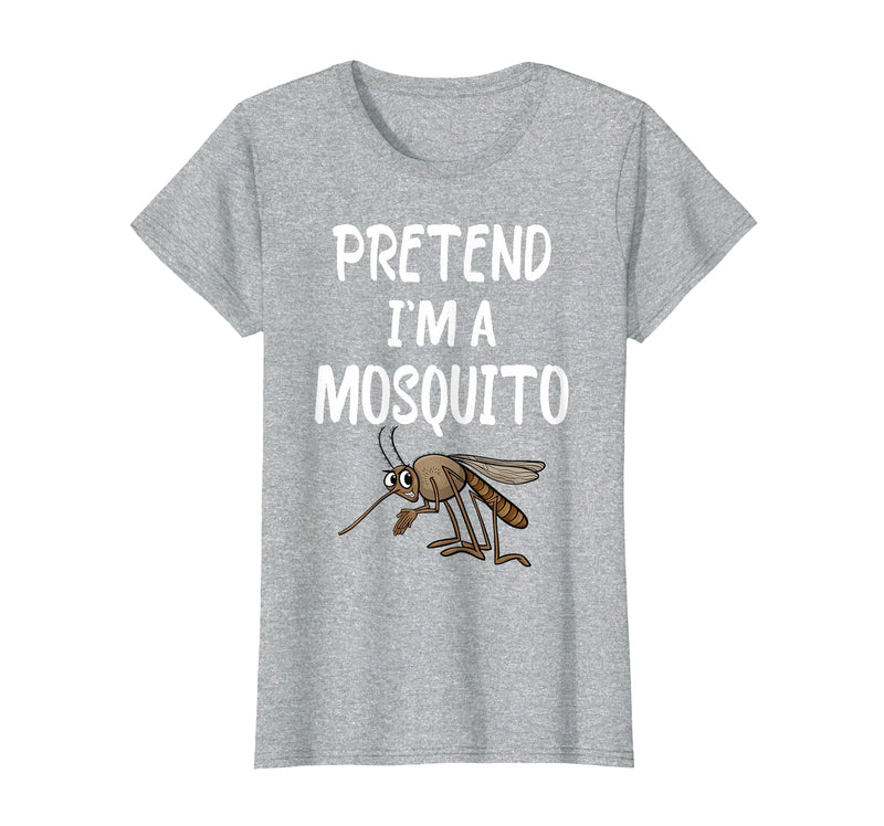 Pretend I'm A Mosquito Funny Halloween Costume Pretend I'm A Mosquito Funny Lazy Halloween Costume Party T-Shirt - Heather