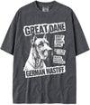 BABATEES U.S.A. MAX-Heavyweight Punk Rock Animals Shaka Wear Oversized 7.5oz Cotton Tshirt - Great Dane
