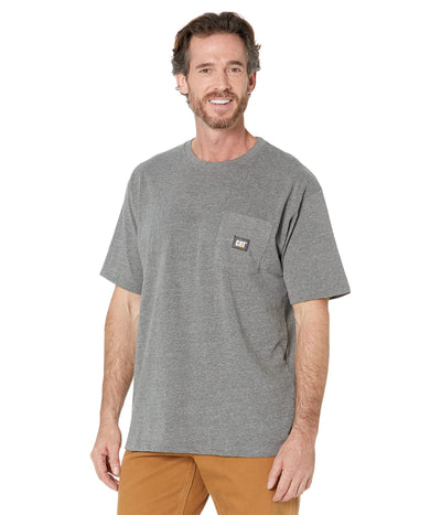 CAT Men's Label Pocket Short Sleeve T-Shirt