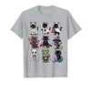 Halloween Cat Apparel Halloween Cat T-Shirt - Spooky Kittens Costume T-Shirt - Heather Grey