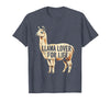 Mademark Llama Lover For Life Peru Graphic Design T-Shirt - Heather Blue