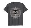 Halloween Shirts For Women Men Kids Boys Girls Halloween Spider with Web Vintage Costume Men Boys Kid Women T-Shirt - Dark