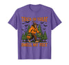 Bigfoot Halloween Costume Party Outfits Trick Or Treat Smell My Feet Bigfoot Halloween Sasquatch T-Shirt - Purple Heather